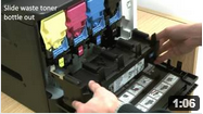 Changing Waste Toner Bottle